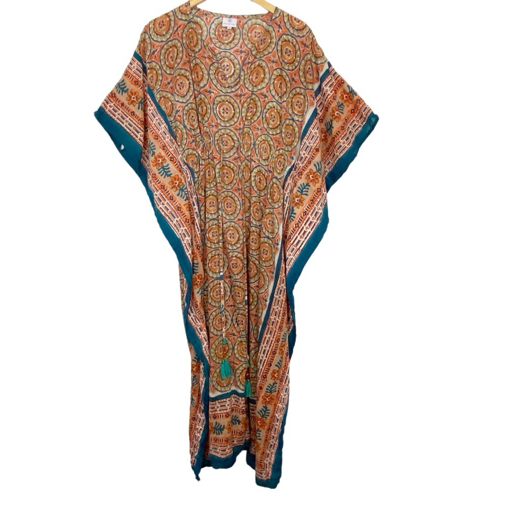 {SOLD}Pax Philomena Maxi Kaftan Dress - Picture 1 of 8